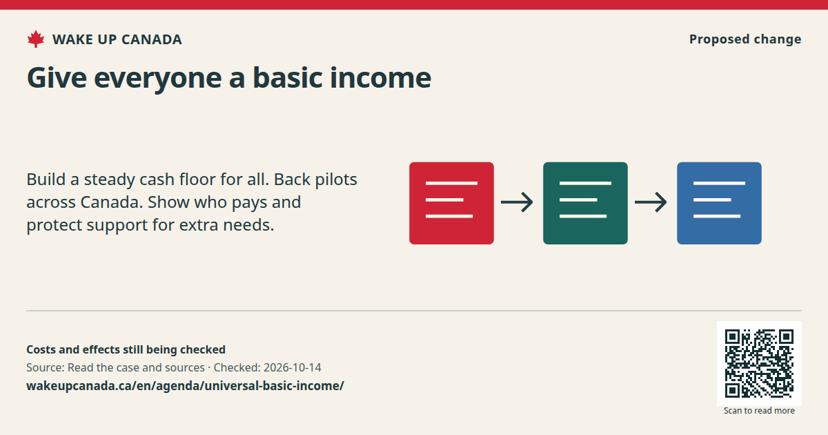 Give everyone a basic income