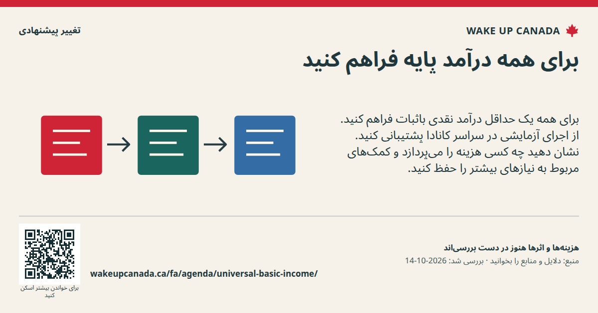 برای همه درآمد پایه فراهم کنید