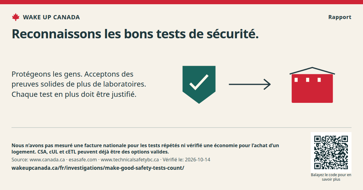 Reconnaissons les bons tests de sécurité.